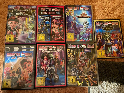 Monster high dvd - 7, konvolut