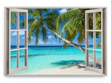120x80cm Wandbild Fensterbild