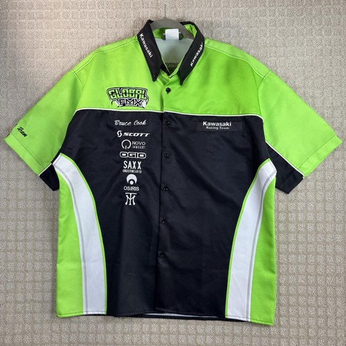 Kawasaki racing team - button, up