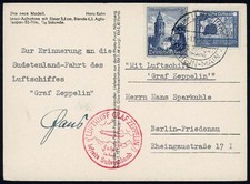 Zeppelin Postkarte