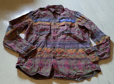 Langarmhemd von Denim & Supply Ralph Lauren Aztec Print Herren Größe L bunt