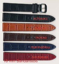Leder-Uhrenband, 18+19+20+22