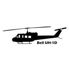 BELL UH-1D -Aufkleber Auto