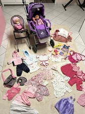 BabyBorn Puppen / Kinderwagen mit viel Zubehör - Komplettpaket 