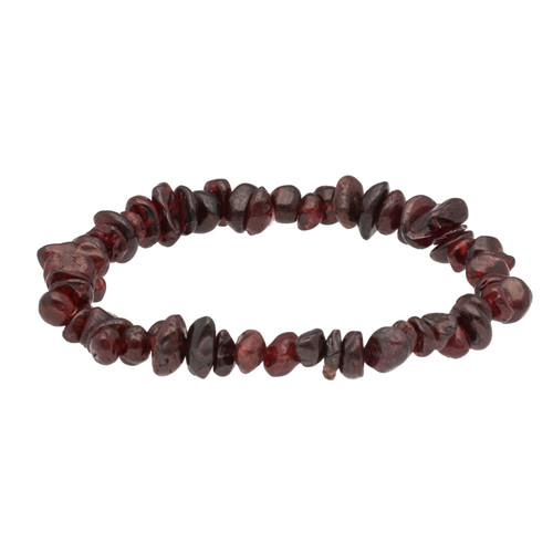 Granat splitterarmband - granat,