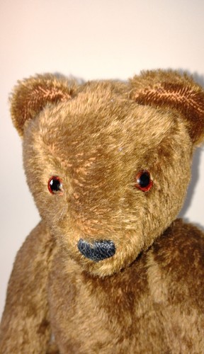 Dunkelbrauner mohairteddy ca - mohairteddy,,