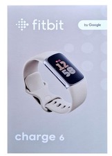 Fitbit by Google Charge 6 Fitness-Tracker Porcelain/Aluminium Silber