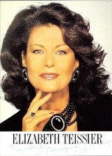 Ak Schauspielerin Elizabeth Teissier, Portrait, Autogramm - 4950655