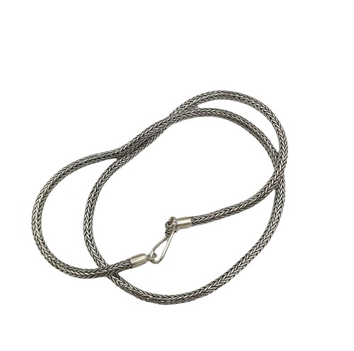 Schlangen kette 3mm rund - 3mm, 925er