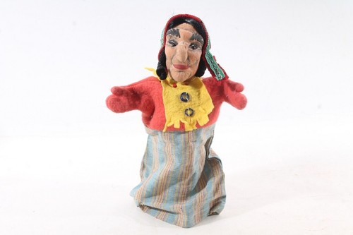 Alte handpuppe hexe - handpuppe,