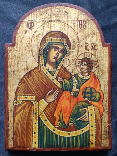 Griechische ikone maria - maria, mit
