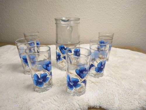 7tlg vintage saft set - 7tlg., saft-set