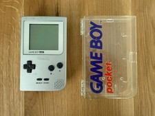 Nintendo Gameboy Pocket Konsole Grau Silber In OVP Top Zustand #F63