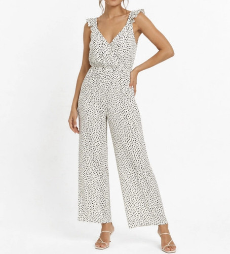 Damen overall weiß schwarz - overall, weiß-schwarz