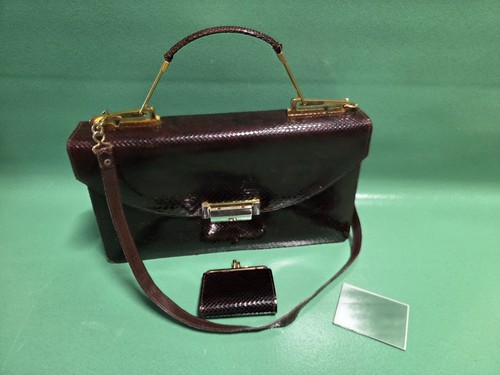 Krokodilleder handtasche - krokodilleder,