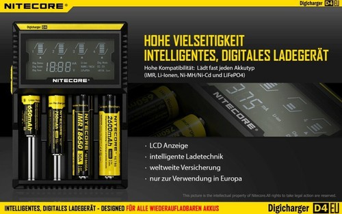 Nitecore digicharger - nitecore, eu