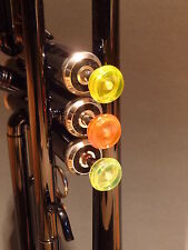 1 Ventil Knopf Trompete verschied.Farben sämtl. Marken  Finger Button Trumpet