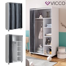 Mobiler Kinderkleiderschrank Garderobe Doros Weiß 100 x 168 cm Vicco