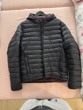 Scotch & Soda Steppjacke Herren Größe L Schwarz mit Kapuze