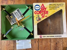 Cox SkyCopter Freiflug Helicopter mit Cox .020 Motor Rarität
