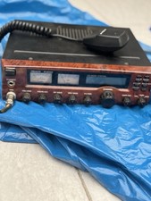 CB Funk Funkgerät ALBRECHT AE8000 Wurzelholzoptik Heimstation + Mikrofon