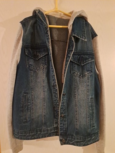 Jeansjacke mit kapuze - jeansjacke,