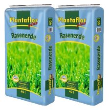 Plantaflor Plus Rasenerde Spezial Erde für Rasen Neuanlagen und Ausbesserungen