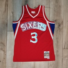 Large Allen Iverson Mitchell &