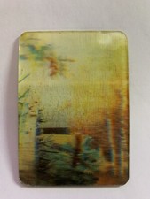 Taschenkalender 3D Stereo Russland Sowjet Udssr Ussr Herbst Wald Baum 1986