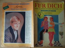 FÜR DICH  4/1973 Rationelle Küche - Ruppiner Schweiz - Schnittmuster! W.Djakonow