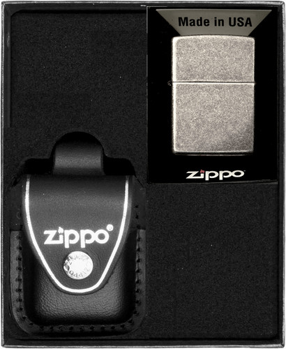 Zippo feuerzeug antik - feuerzeug, silber