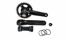 Kurbelgarnitur 175 mm Schwarz Shimano XTR FC-M9000-1 1x11 Speed mit Tretlager