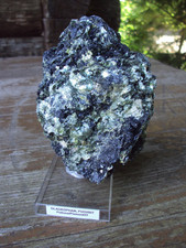 schöne Glaukophan Fuchsit Stufe Pollone Piemont Italien 725g