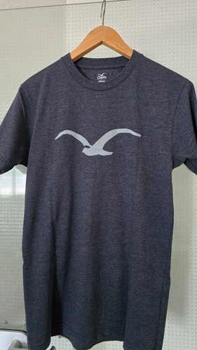 Shirt cleptomanicx möwe - möwe, grau