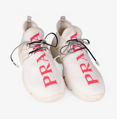 Prada low top logo - prada,