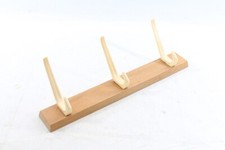 Alte Hakenleiste Holz Kult Retro Garderobe Holzleiste mit Haken Vintage