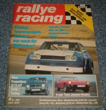 Rallye Racing 4/1973 Porsche 917, Mini 1275 GT, Jensen Healey, DRM, Daytona, usw