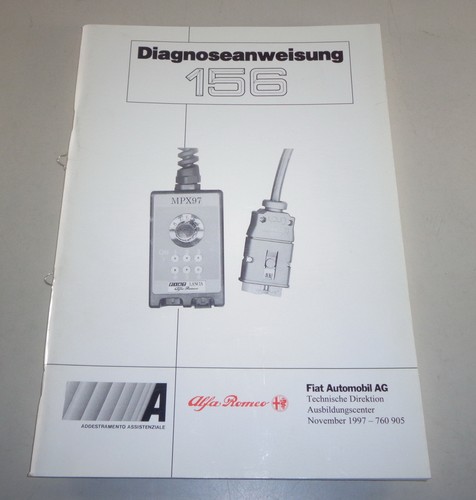Diagnosehandbuch alfa romeo - alfa,
