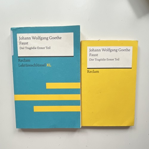 Reclam goethe faust - reclam,