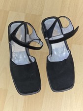 Geschlossene Damen Sandalen schwarz Gr.41