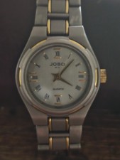 JOBO Damen Quarz Armbanduhr Edelstahl Römische Zahlen