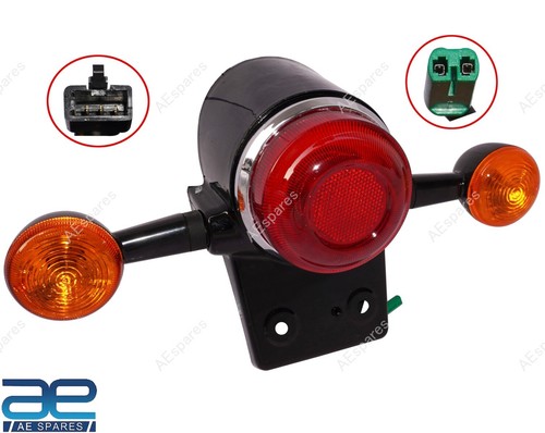 Schwarz blinker rücklicht - schwarz, +