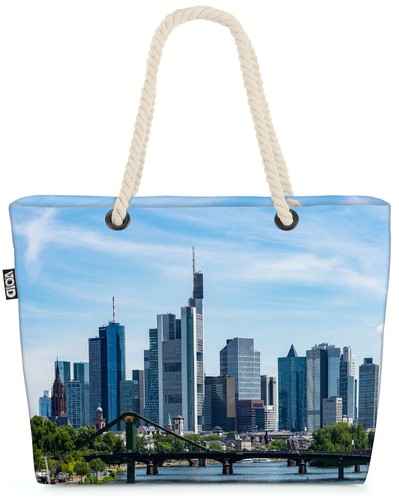Frankfurt skyline beach bag - frankfurt,