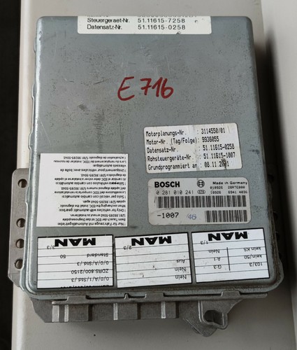 Edc motorsteuergerät man - edc-motorsteuergerät, man-bus