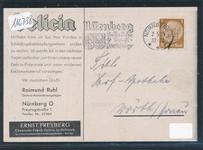 116738) Nürnberg, Werbung, Karte 1935 DELICIA 1935, Insekten-Vertilgungsmittel