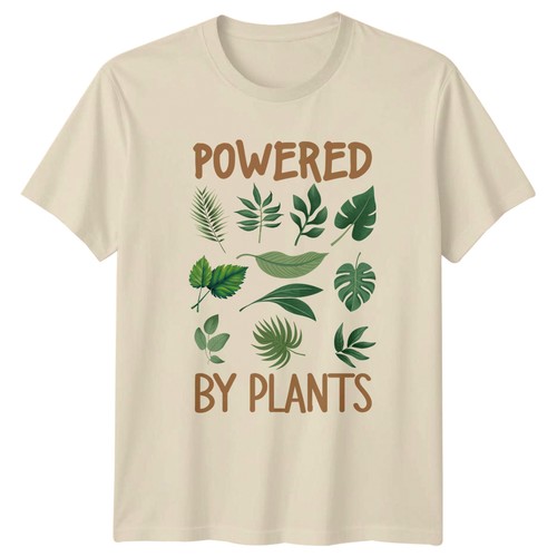 Powered plants shirt - powered, by