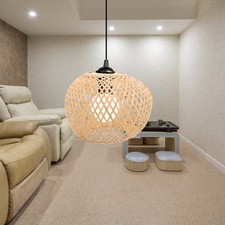  Hängelampe Aus Korbgeflecht