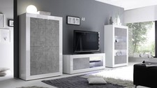 Wohnwand weiß anbauwand - wohnwand, basic