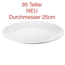 NEU IKEA 95 Teller Weiß 25cm