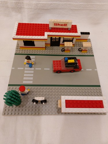 Lego 377 shell tankstelle mit - shell,
